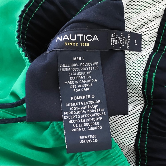 NEW Nautica Volley Swim Colorblock Shorts - Picture 4 of 8